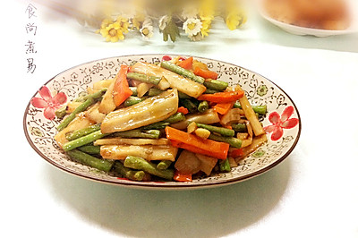 藕条炒豆角