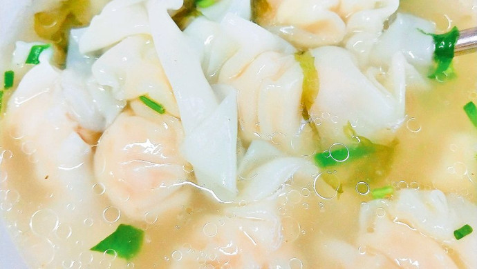 牛骨浓汤&鲜肉云吞