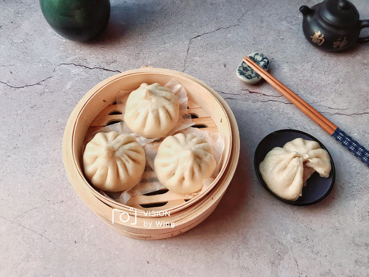 菜肉包的做法