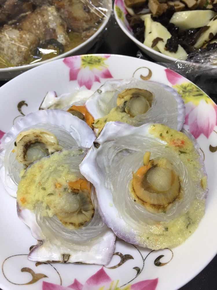 清蒸蒜蓉扇贝的做法