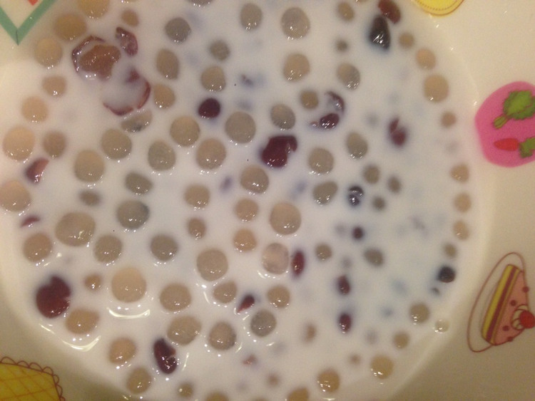 蜜豆西米露的做法