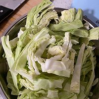 圆白菜炒粉丝的做法图解4