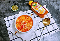 #太太乐鲜鸡汁玩转健康快手菜#西红柿鸡蛋汤的做法