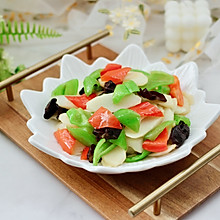 #白色情人节限定美味#山药木耳炒双椒