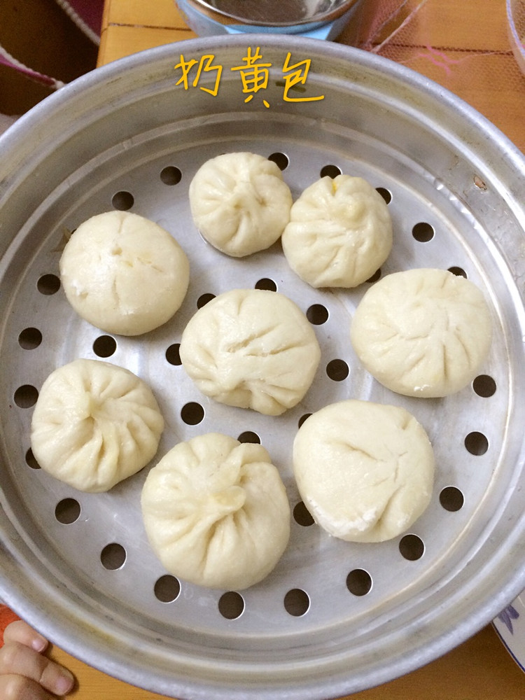 奶黄包的做法