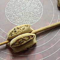 红糖芝麻花卷 包子 红糖馒头的做法图解11
