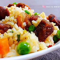#味达美名厨福气汁，新春添口福#羊肉串炒饭的做法图解14
