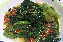 油淋小白菜的做法