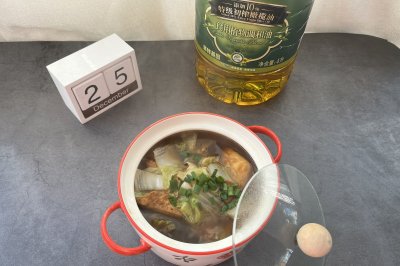 白菜豆腐煲