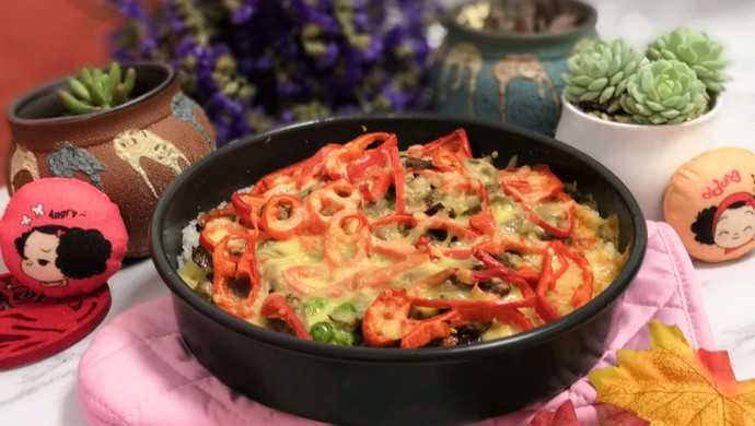 微辣版(红椒牛肉芝士饭)