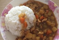 咖喱鸡块饭的做法