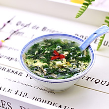 #多力金牌大厨带回家-北京站#荠菜虾皮蛋花汤