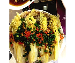 娃娃菜蒸粉丝的做法
