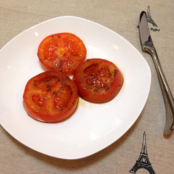 简易意式煎番茄厚片