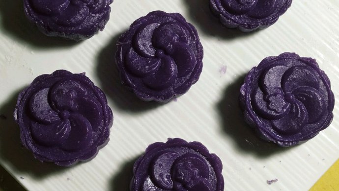 蒸紫薯糕