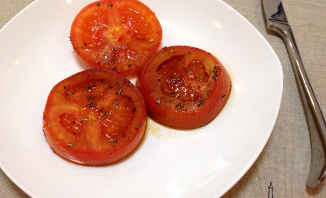 简易意式煎番茄厚片