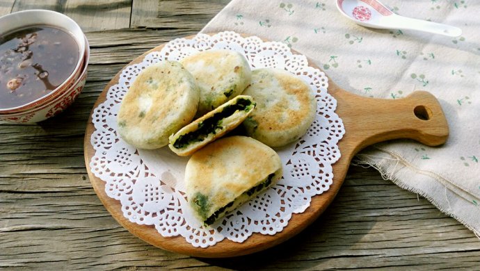 韭菜鸡蛋馅儿饼