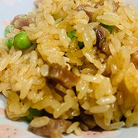 香肠豌豆粳米饭的做法图解7