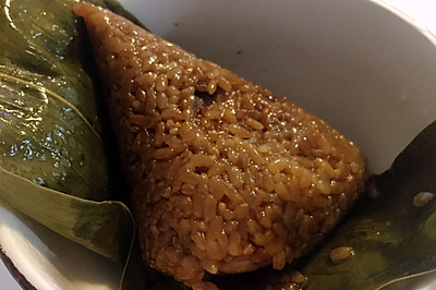 自制糯米肉粽