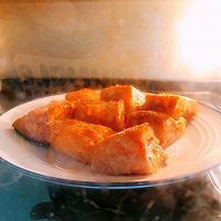 快手增肌减脂黑椒酱烤三文鱼的做法图解6