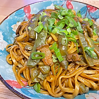 家庭版豆角焖面的做法图解9