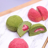 「冻干草莓夹心生巧」的做法图解15