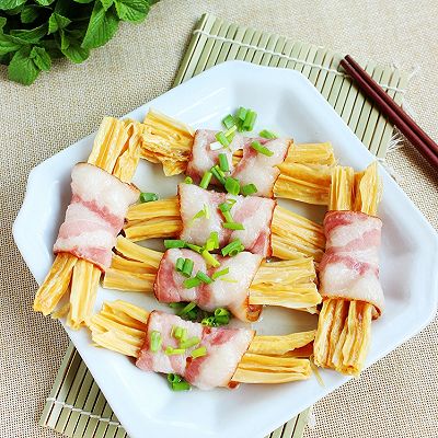 腐竹培根卷