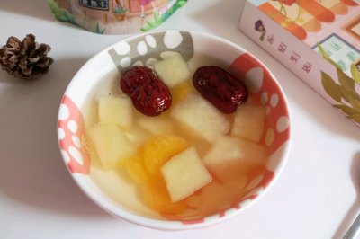健康、美味的水果罐头