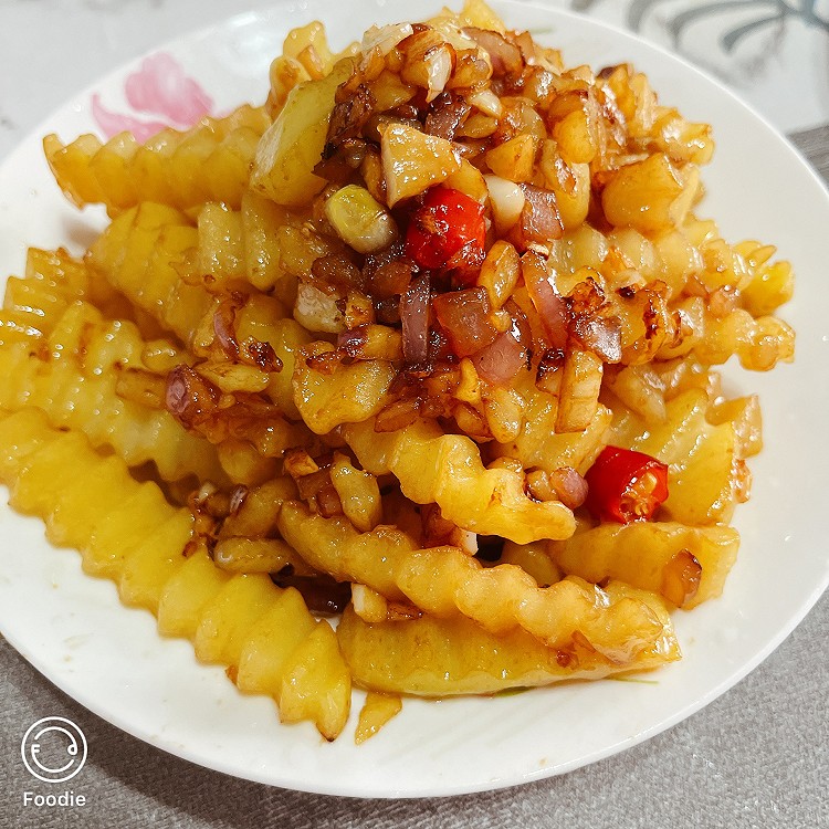 酸辣狼牙土豆的做法