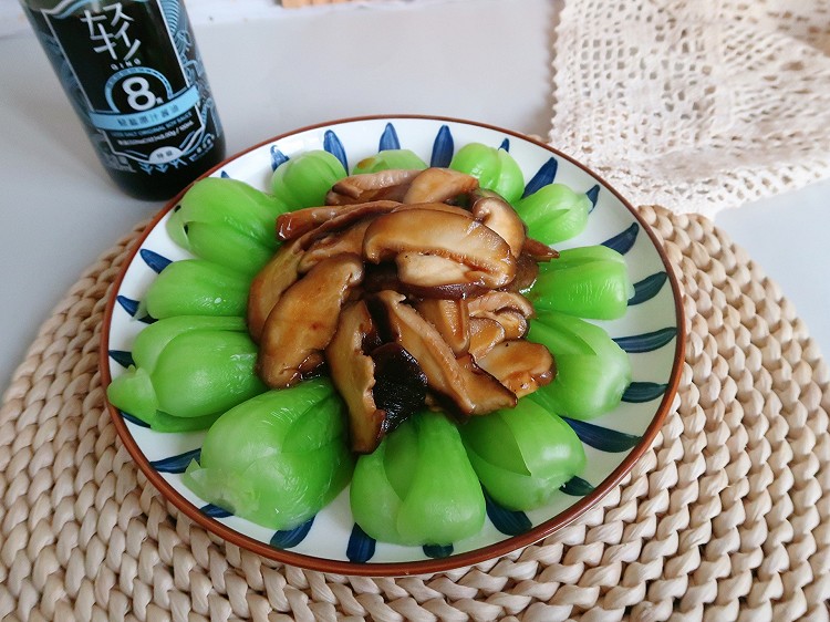 香菇油菜的做法
