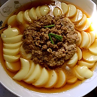 日本豆腐蒸肉的做法图解3