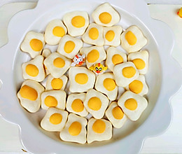 宝宝解馋小零食荷包蛋溶豆的做法