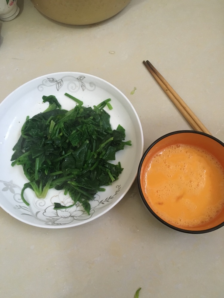 菠菜鸡蛋汤（芙蓉汤）的做法图解5