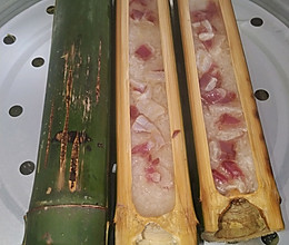 平安竹竹筒饭的做法