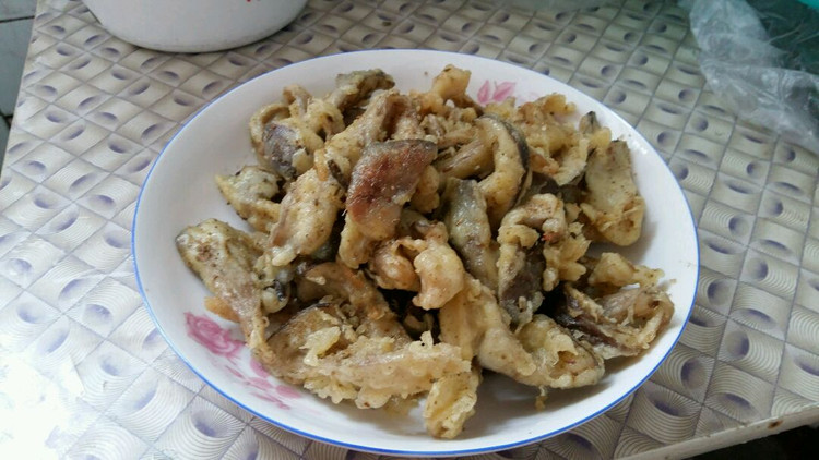 干炸鲜蘑的做法