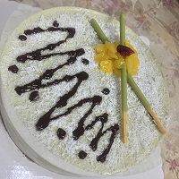 抹茶慕斯的做法图解1