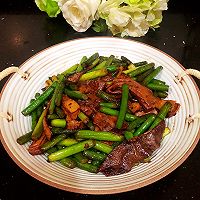 #安佳食力召集，力挺新一年#猪肚炒蒜苔的做法图解6