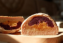 紫薯肉松全麦软欧面包的做法