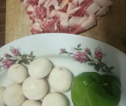 肉片白蘑的做法