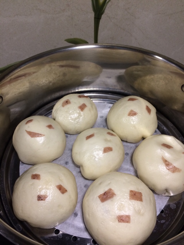 萌萌的豆沙包的做法图解11