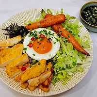 #享“瘦”人生 热辣滚烫#上班族必备营养午餐/杂粮鸡肉拌饭的做法图解7