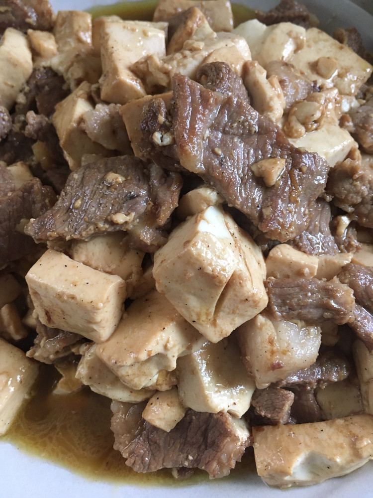 豆腐肉片的做法