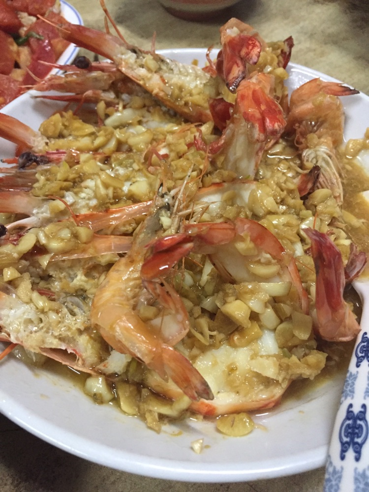 QQ蒜蓉蒸桂虾之版本