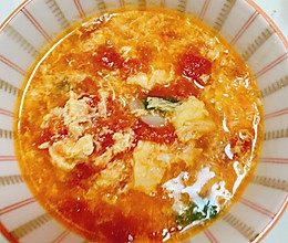 温暖家常菜-西红柿蛋花汤的做法