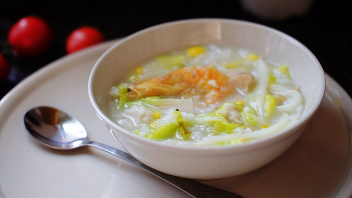 轻食营养—沙巴鱼蔬菜粥