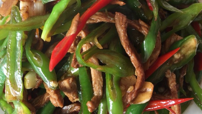 尖椒肉丝