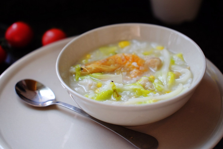 轻食营养—沙巴鱼蔬菜粥的做法