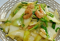 海米炒白菜的做法