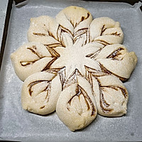 #金龙鱼精英100%烘焙大师赛-爱好组低筋#圣诞雪花面包的做法图解11