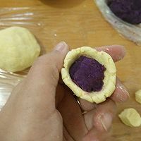 南瓜紫薯丸子#安佳烘焙学院#的做法图解9
